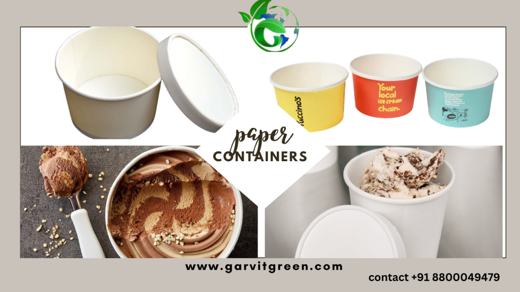 Best Paper Containers With Lid: Compostable 1 paper containers with lid