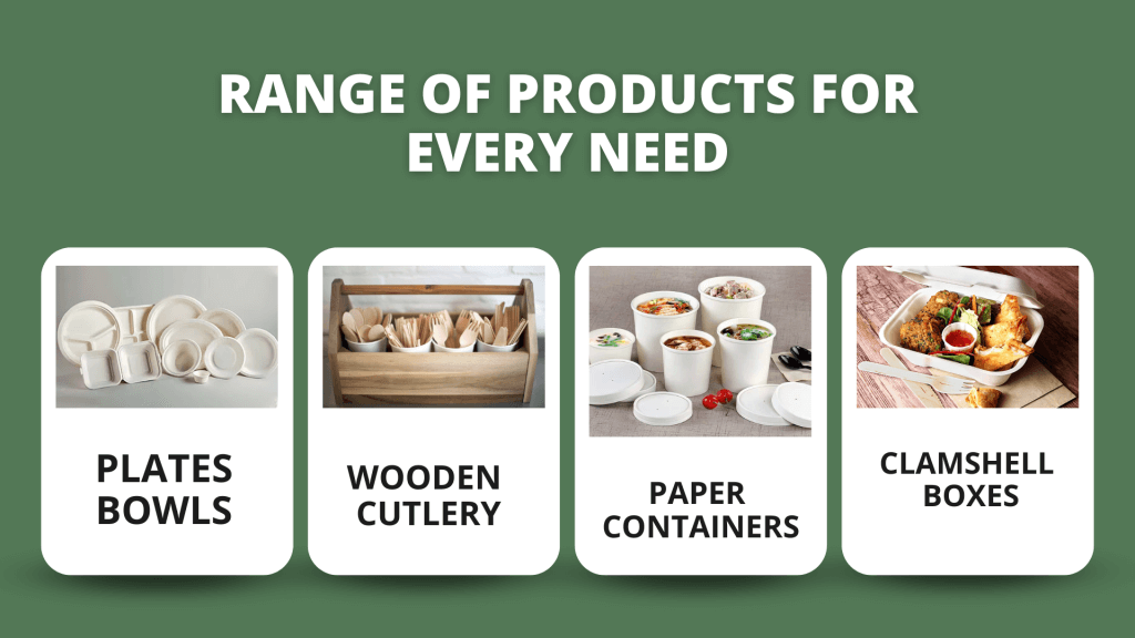 Eco-friendly tableware for restaurants and cafes